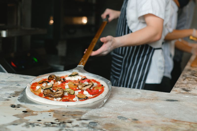 White pizza for events